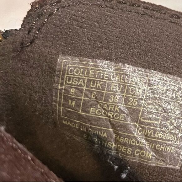 Earth Origins Brown Ankle Boots Size 8 - Picture 11 of 13